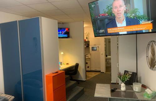 Best Preis City Apartment Stadtzentrum Wittenberge Modernes Ambiente max 2 Personen Einzelbetten voll ausgestattet mit Prime und WLAN - Foto 19