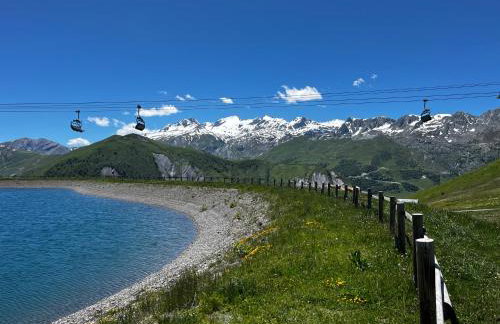 LE CORBIER Vue pistes Studio 5 personnes entièrement rénové et labellisé Qualité Hébergement Sybelles - Foto 29