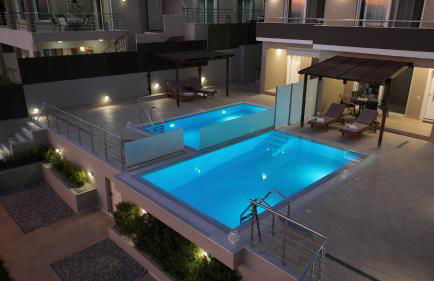 Lila's villa maisonette with private pool - Foto 8