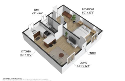 Brand New Apt w Parking Blocks from Downtown- F - Foto 25