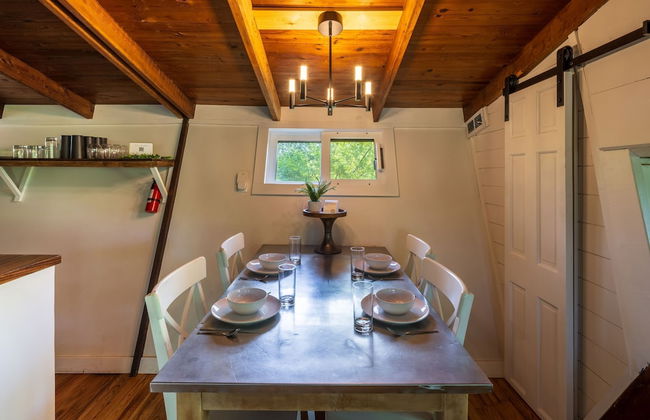 Lake View Hot Tub Modern A-frame - Foto 20