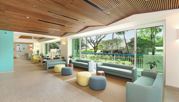 Sala de estar do lobby