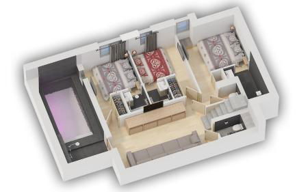 Luxueux duplex accès direct aux pistes avec piscine privée - Foto 24