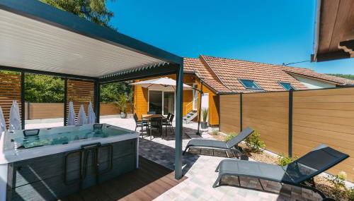 Gîte LEHA avec jacuzzi à RimbachZell pour 5 personnes - Foto 1, sunbed