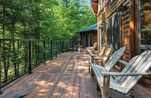 Lakefront Log Home on Huge Lake in Private Cove - Foto 8