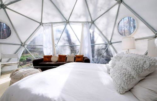 Cozy Unique Dome for a Romantic Glamping Getaway on a Private Farm in Woodridge, New York - Foto 18