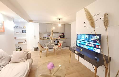 2 beds, modern building, with mobile AC, Paris Expo, 7' metro 2 steps to Paris - Foto 1