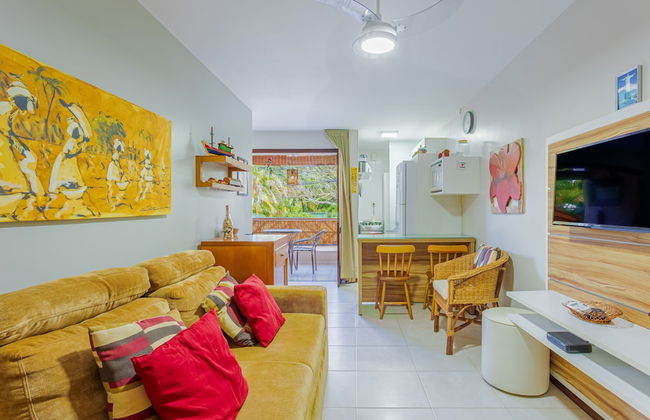 PF63 Lindo Quarto e Sala -Praia do Forte - Foto 12