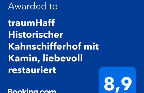 traumHaff Historischer Kahnschifferhof mit Kamin, liebevoll restauriert - Foto 4