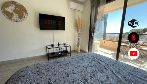 NEW Studio, piscine et vue mer • proche de Monaco - Foto 2