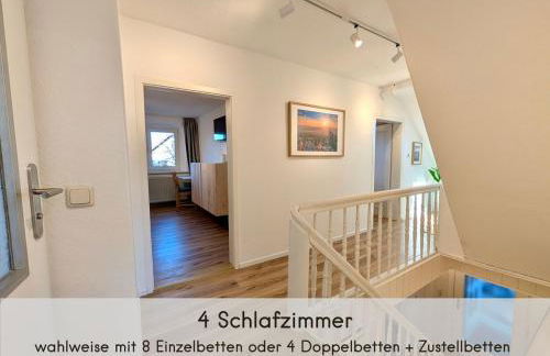 Das Waldhäuschen - bis 10 Personen, 4 Schlafzimmer, 2 Bäder, Tischkicker, kostenlose Parkplätze, WLAN, Smart-TVs - Foto 7