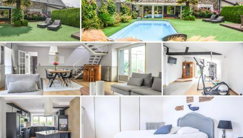 VILLA KER BLEUENN * 10 PERSONNES * PISCINE * SAUNA - Foto 2