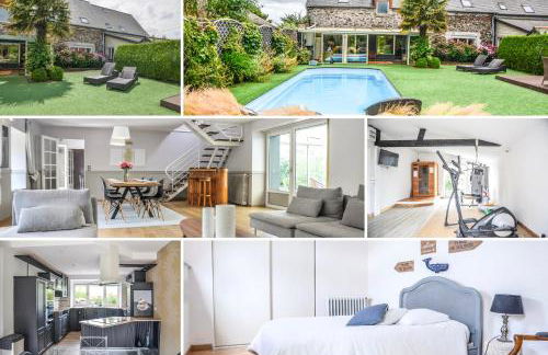 VILLA KER BLEUENN * 10 PERSONNES * PISCINE * SAUNA - Foto 2