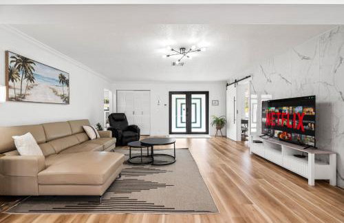 Modern 4Bedroom-2Bath Family POOL House 5 mins Lauderdale-by-the-Sea & Pompano Beaches - Foto 8