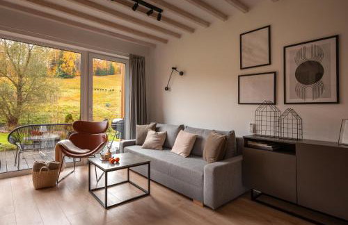 Hill & Chill Kudowa Zdrój - nowoczesne stodoły ze strefą SPA, balia, sauna - Foto 14