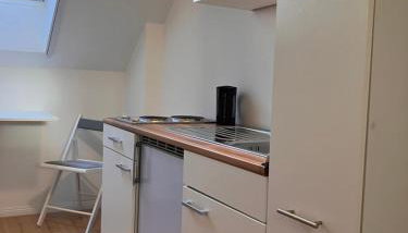 Dach-Maisonette "Villa Karola" an der Therme - Photo 5, stove, minibar