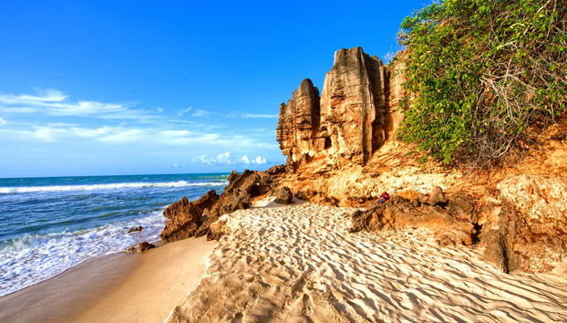 Beach close to São Miguel do Gostoso