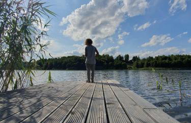 Schody do wody Domek z linią brzegową Kaszuby sauna goraca balia - Foto 33