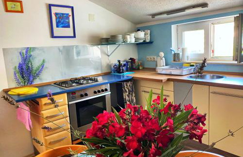 Modern Red & Blue Apartment - Photo 19