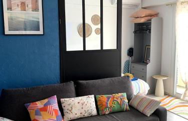 Grand Studio avec Balcon au pied de la Plage Clim Wifi - Foto 16