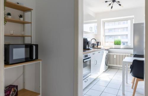 Zentrales Apartment Essen Kaffeevollautomat Parkplatz - Foto 11