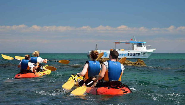 Tour en kayak por la costa de Albufeira