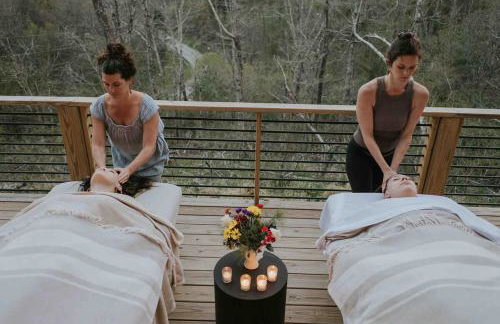 Glass House - Hot Tub - Voted AVL's #1 Luxe Stay - Foto 29