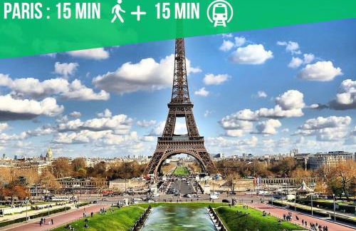 Le Gabriel - Maison spacieuse et calme près de Paris - Foto 29