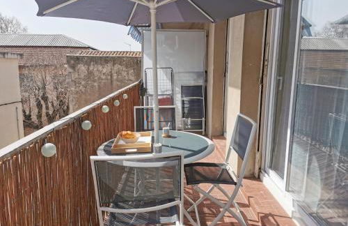 Appart'Cosy - clim - terrasse - ascenseur - Foto 18
