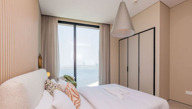 Aya - Beachfront Bliss 2BR Haven at The Beach Residences - Foto 4, Habitación