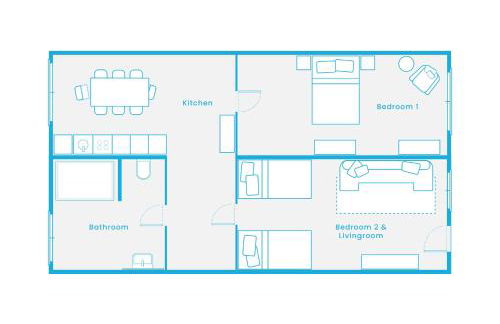 The Rother - Group Flat in Central Berlin, Family-Friendly, 2BR, 2- 4 Guests - Foto 11