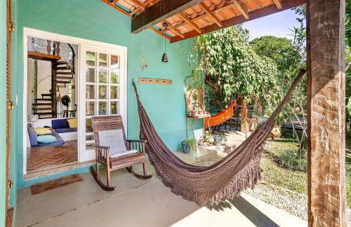 Casa dos Pássaros na areia a 20m da Praia da Baleia com 3 suítes e 1 dorm com ar condicionado, wifi, smart tv, cozinha completa e churrasqueira - Foto 49