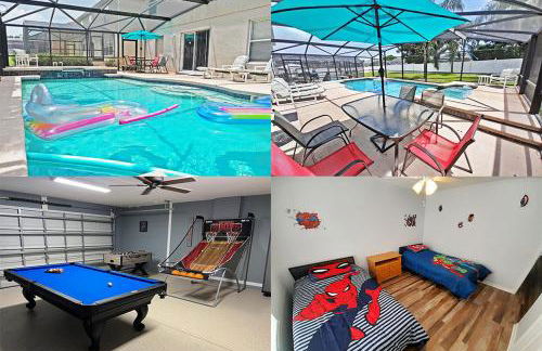 Private pool villa with game room close to theme parks! - Foto 1