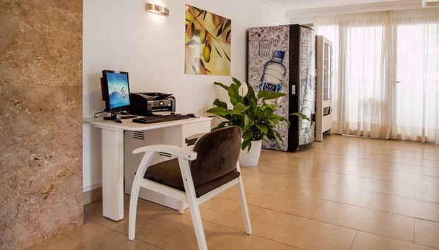 Zona de estar del vestíbulo