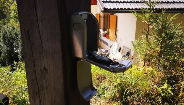 Entrée de l’hébergement