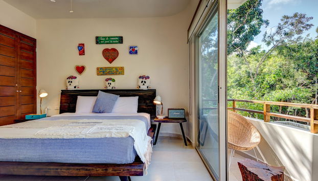 Peggy 2 BDRM apt sleeps 4 balcony - Foto 4, Habitación