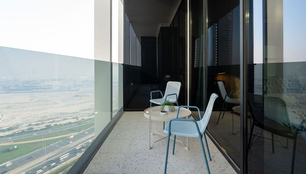 Charming 1BR w Balcony in Business Bay - Foto 2, Habitación