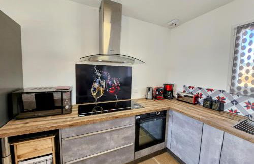 En Ardèche Villa de vacances l'Olympe climatisée avec sa piscine privée et chauffée - Foto 23