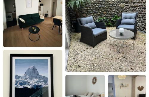 Le patio : Appartement chic 3 chambres au cœur de Pau - Foto 1