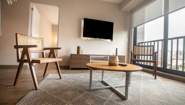 w High Ceiling and Classy 2BR in Miraflores - Foto 4, Habitación