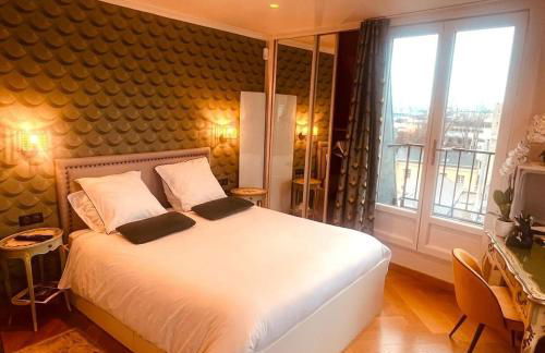 Beautiful apartment terrace Invalides and fireplace - Foto 37