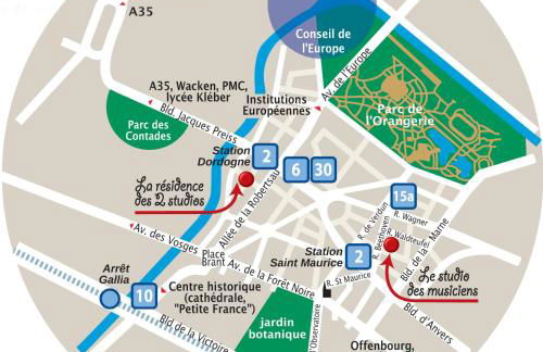 Studio des Musiciens - quartier Orangerie - Foto 32