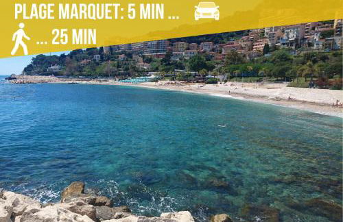 Luxueux appartement - vue mer - piscine - free parking - Monaco - Foto 23