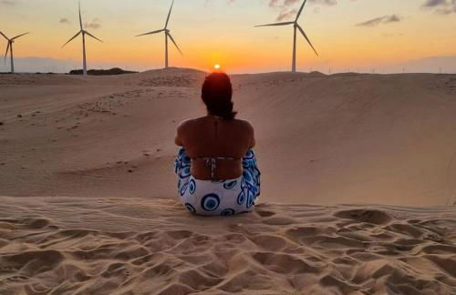 Studio pé na areia com 2 quartos, sala e cozinha - Foto 36