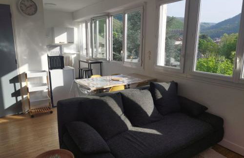 Mistral gagnant ! T1 calme avec vue, parking, télétravail, Wi-Fi, proche CV et gare - Foto 1