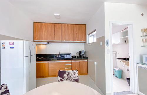 Apto Térreo com 2 quartos (ambos com ar split), sendo 1 suíte, internet privativa 300MBPS, no Residencial Vila Regina, condominio com piscina e área gourmet bem próximo a praia de Taperapuã - Foto 62