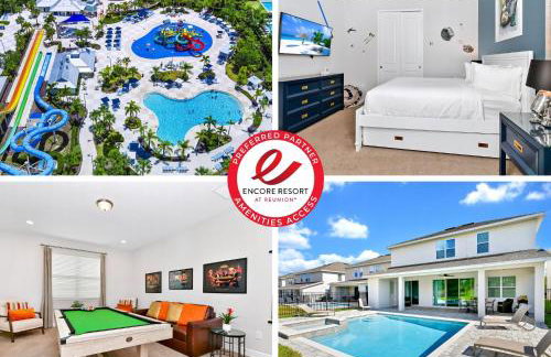 Vibrant Home Near Disney With Media Room, Themed Rooms, Game Room And Waterpark & Resort Access At Encore Resorts Reunion - 7450Mr - Foto 1