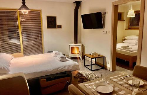 Mazursko - komfortowe apartamenty nad jeziorem, sauna, kominki na parterze - Foto 7