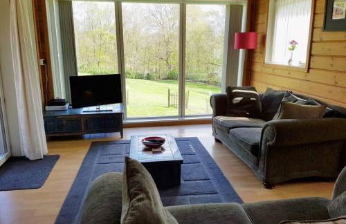 Luxurious lodge, Woodlands View, Hot tub at Rudyard Lake, couples or small family - Photo 17
