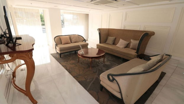 Sitzecke in der Lobby